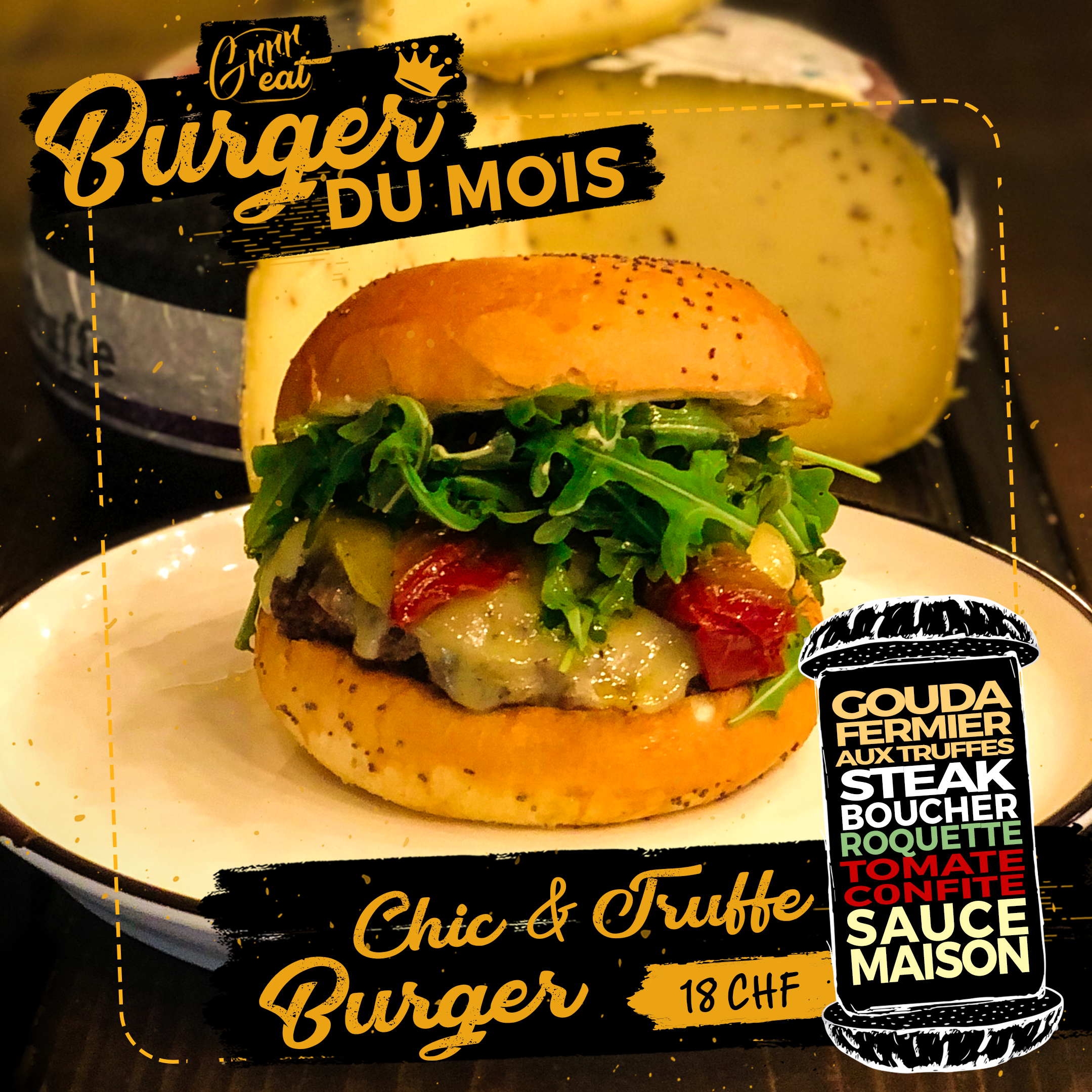 burger du mois chic et truffe